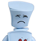 Broken Heart Robot Blue