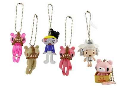 Bougie Bear charm Keyring - 3 designs – GLO Cases